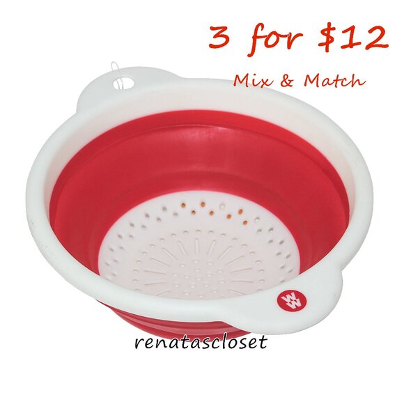 Weight Watchers 0.75 Qt. Collapsible Colander NWT - Picture 1 of 7